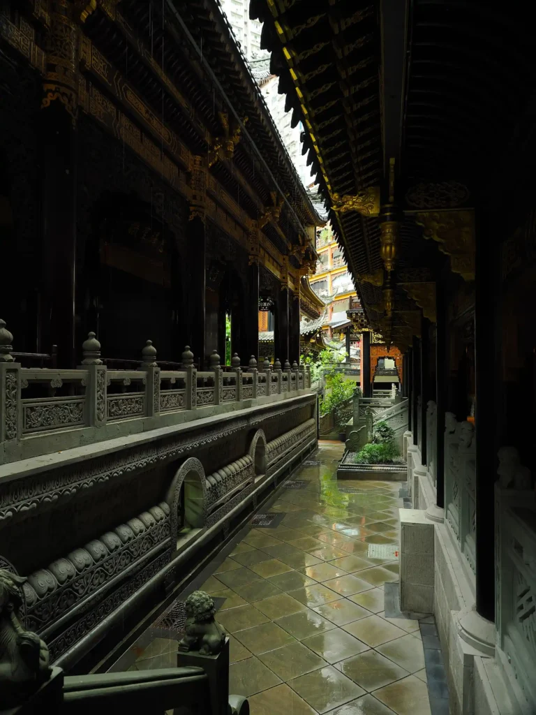 Side of the Luohan Temple